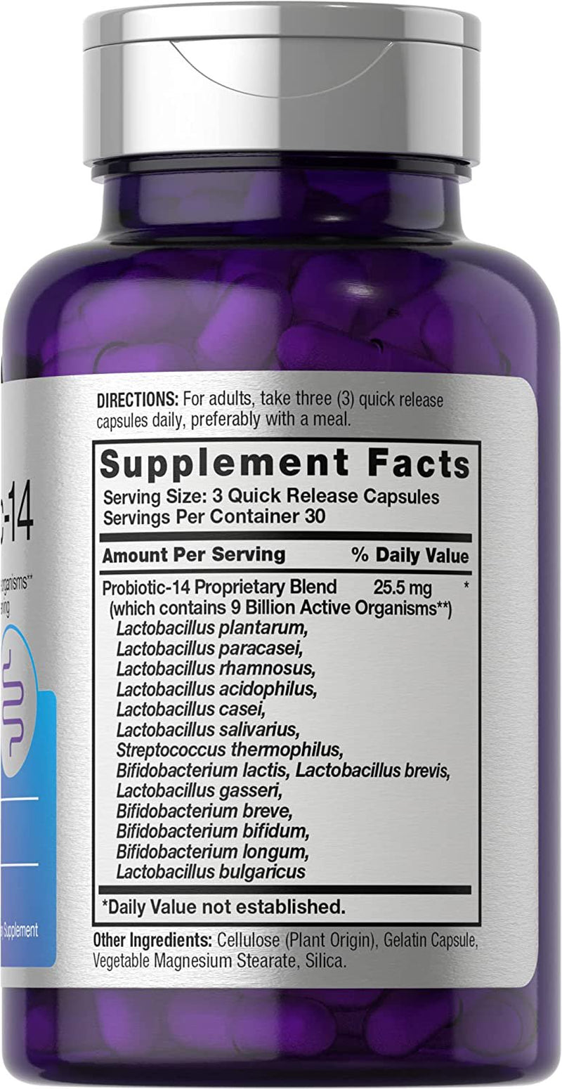 Probiotics for Women & Men | 9 Billion CFU | 90 Capsules | by