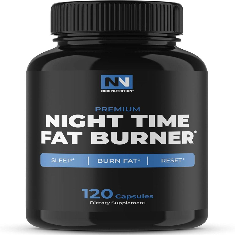 Night Time Hunger Suppressant & Weight Loss Support Supplements for Women & Men | Burn Belly Fat Support Metabolism & Fall Asleep Fast | 120Ct