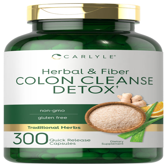 Herbal Colon Cleanse Detox | 300 Capsules | by