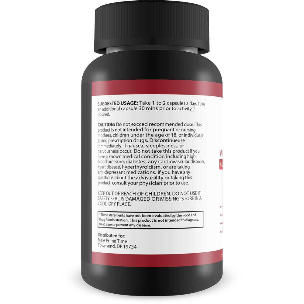 Pro Virexagen - Male Expansion Formula - Nitric Oxide Male Growth Formula - Male Power and Energy - Maximize Muscle Mass - Increase Drive and Vitality - Help Support Healthy T Levels - Male Growth