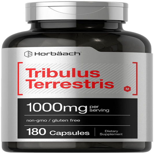 Tribulus Terrestris for Men and Women | 1000Mg | 180 Capsules | by