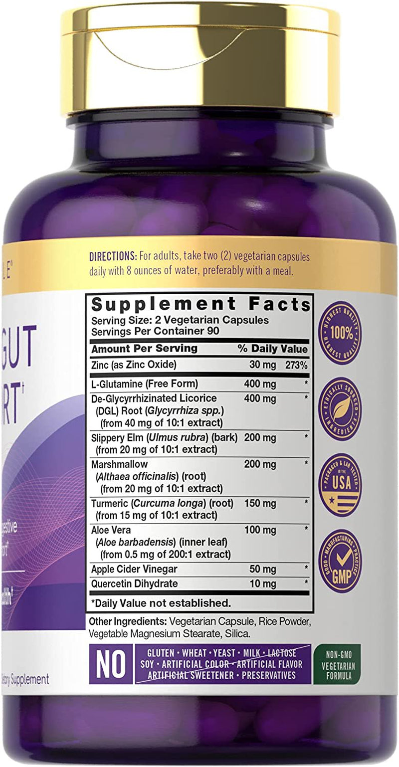 Leaky Gut Support | 180 Vegetarian Capsules | by