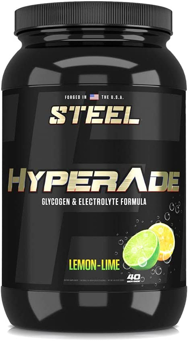 Hyperade | Advanced Hydration Powder W/Fast Absorbing Electrolytes & Glycogen Formula for Quick Replenishment of Energy & Recovery | Pre/Intra/Post Workout (Lemon-Lime)