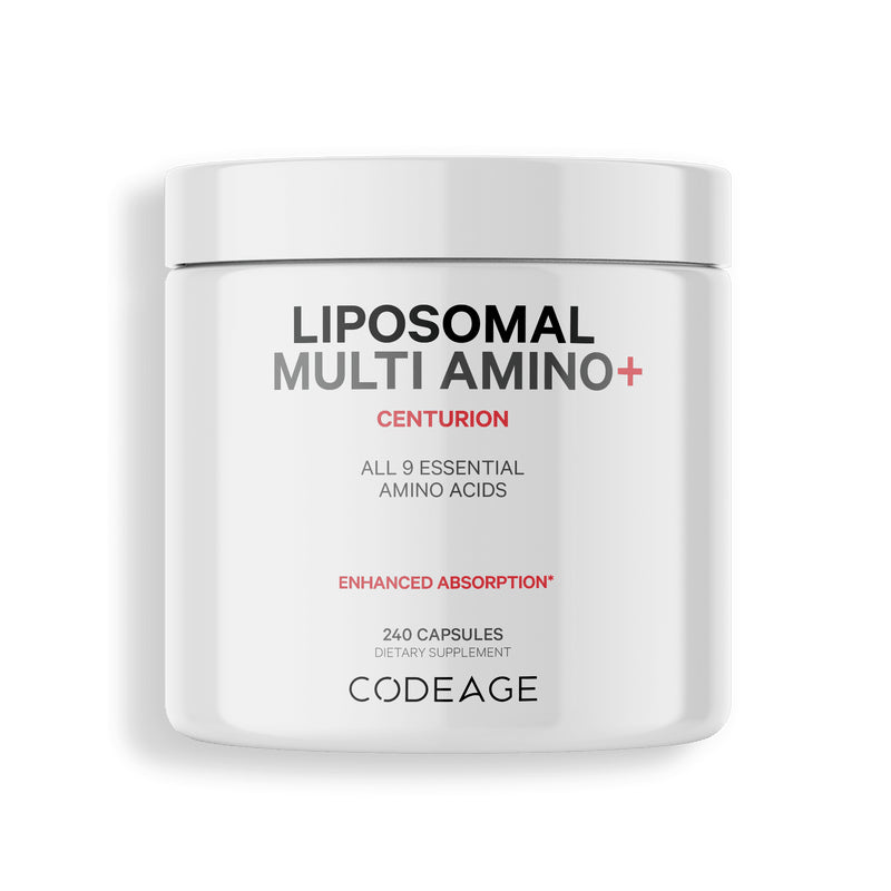 Liposomal Multi Amino+ BCAA & EAA Supplement, Free-Form Branched-Chain Amino Acids, 240 Ct