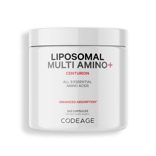 Liposomal Multi Amino+ BCAA & EAA Supplement, Free-Form Branched-Chain Amino Acids, 240 Ct