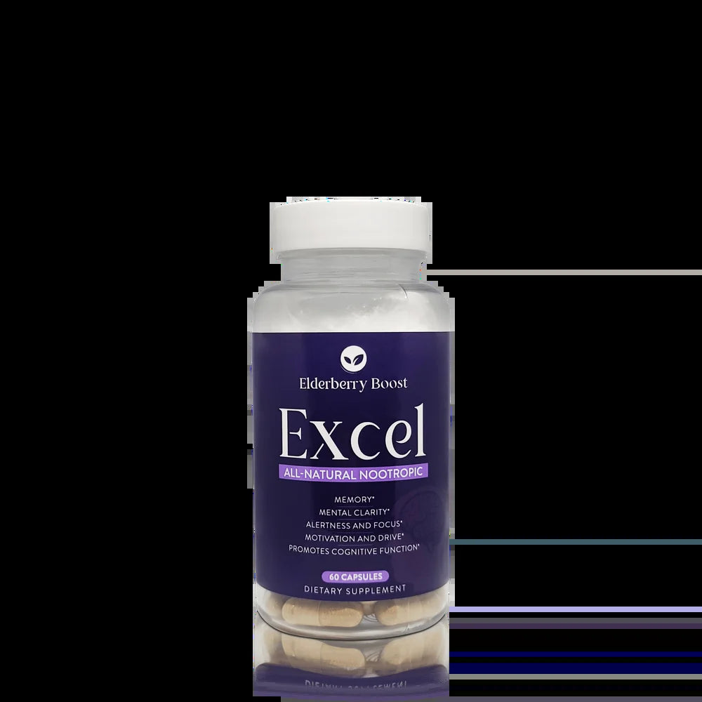 Excel - All-Natural Nootropic Brain Supplement - Safe for Kids and Adults