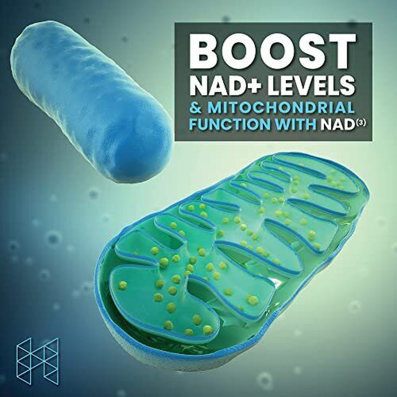 NAD+ Booster (NAD3), anti Aging Cell Booster, NRF2 Activator, Nicotinamide Ri...