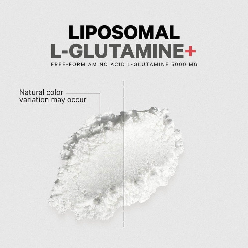 Liposomal L-Glutamine Powder 5000Mg, Free-Form Amino Acid, Performance Muscles Support, 1Lb