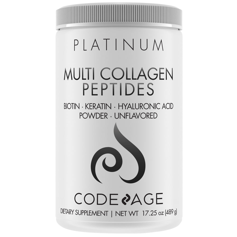 2 Packs  Platinum Multi Collagen Peptides Powder, 45 Servings