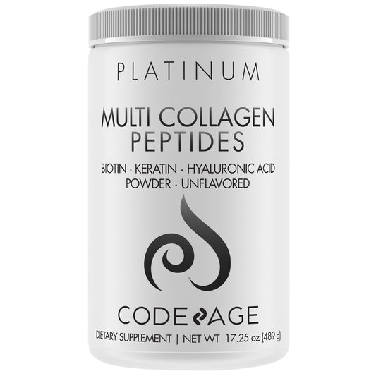 2 Packs  Platinum Multi Collagen Peptides Powder, 45 Servings