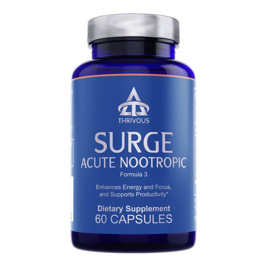 Surge - Nootropic Energy Supplement - 60 Capsules