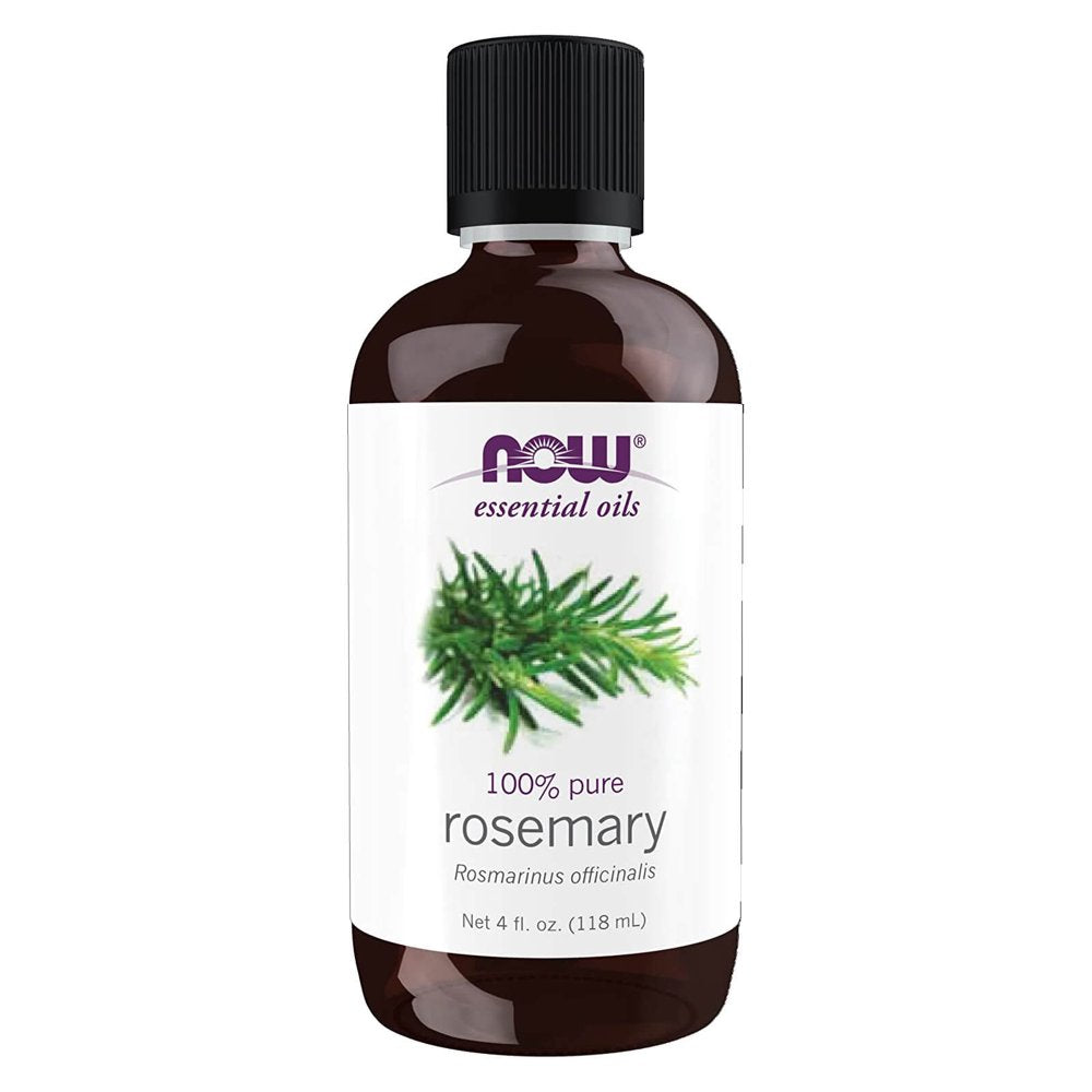 Essential Oils, Rosemary Oil, Steam Distilled, 100% Pure, Vegan, Child Resistant Cap, 4-Ounce