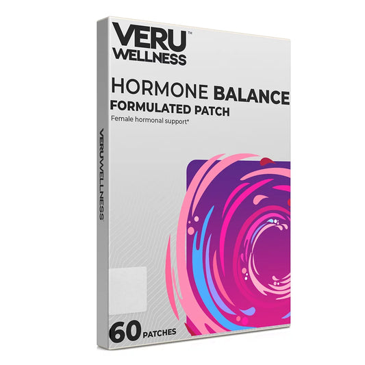 Hormone Balance Myo Inositol & D-Chiro Inositol Patch - Ovarian, Mensural & Mood Support for Women (60 Patches)