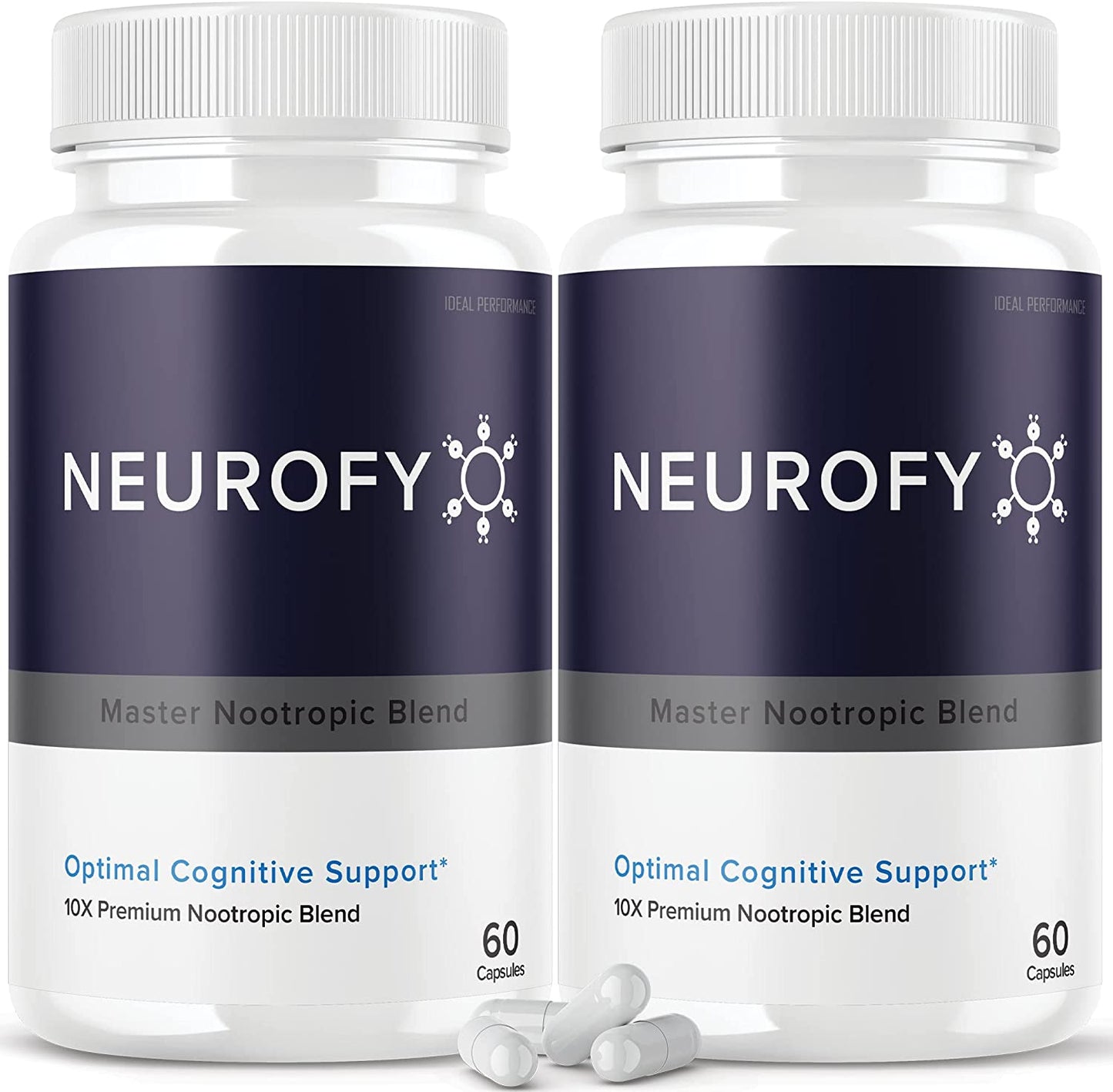 Neurofy Cognitive Support Nootropic Pills Supplement (2 Pack)