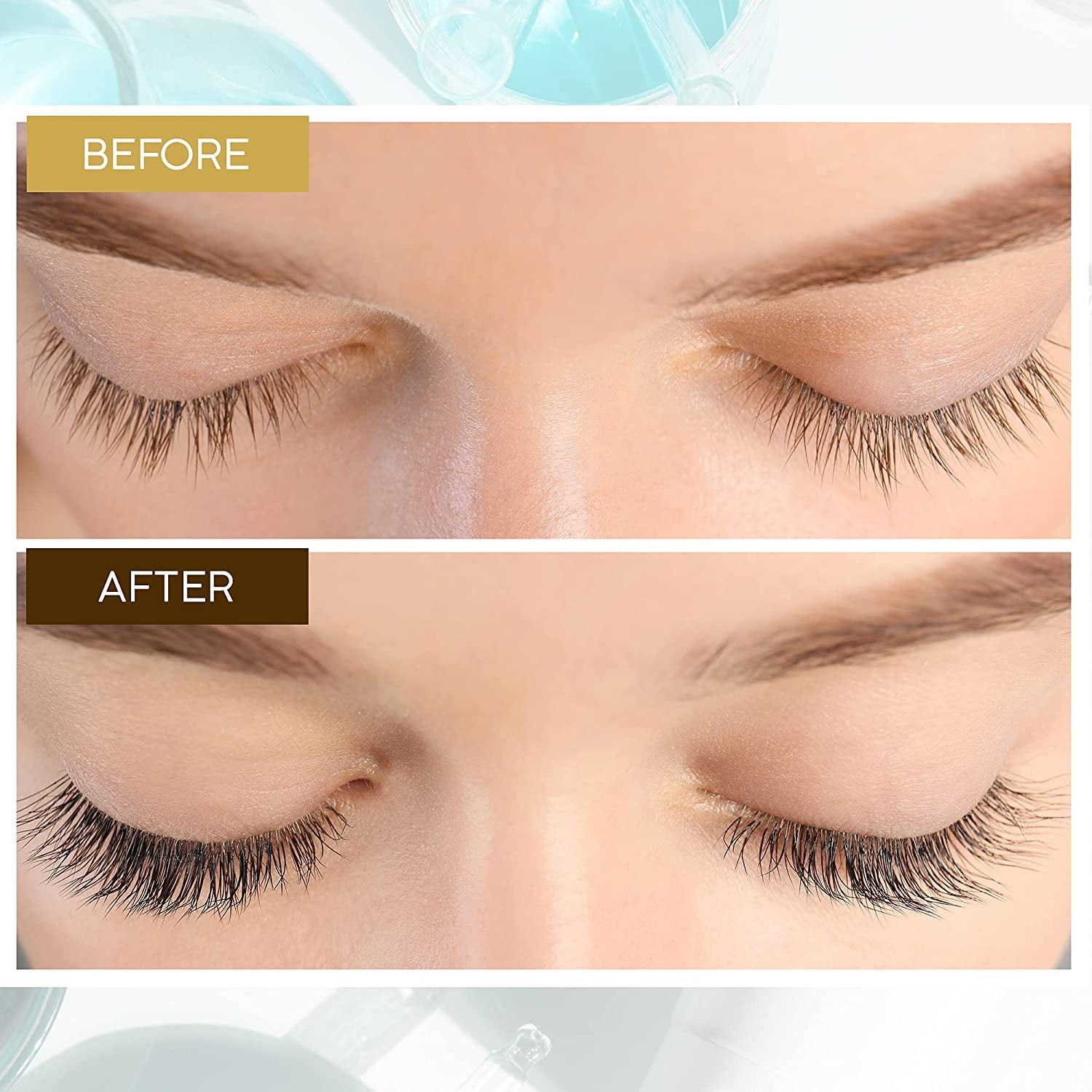 Eyelash Growth Serum -  Advanced Lash Serum, Eyebrow Enhancer, Lash Boost Serum for Longer, Fuller Thicker Lashes & Brows 5Ml