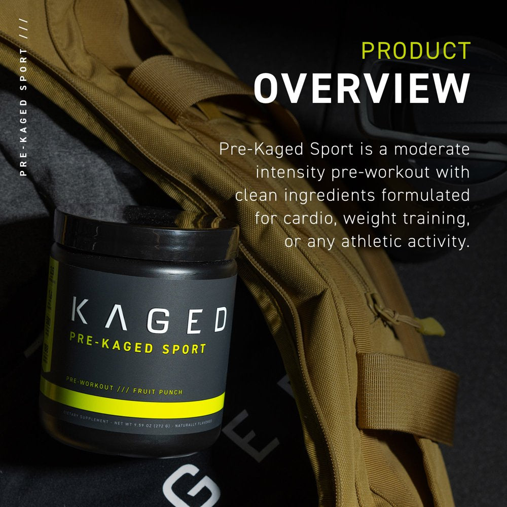 Pre-Kaged Sport Pre-Workout: Energy, Focus, Hydration, Endurance