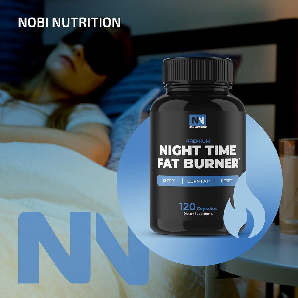 Night Time Hunger Suppressant & Weight Loss Support Supplements for Women & Men | Burn Belly Fat Support Metabolism & Fall Asleep Fast | 120Ct