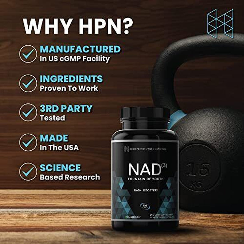 NAD+ Booster (NAD3), anti Aging Cell Booster, NRF2 Activator, Nicotinamide Ri...