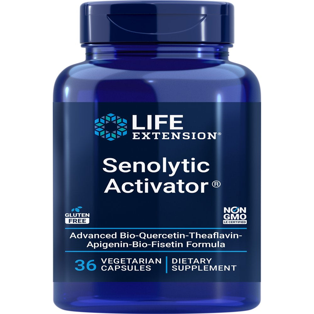 Senolytic Activator® - for Immune Support, Anti-Aging & Longevity - Gluten-Free, Non-Gmo - 36 Vegetarian Capsules