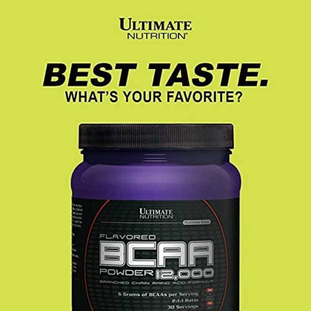 Flavored BCAA 12,000 Powder -Muscle Building-Pre-Workout 60 Servings