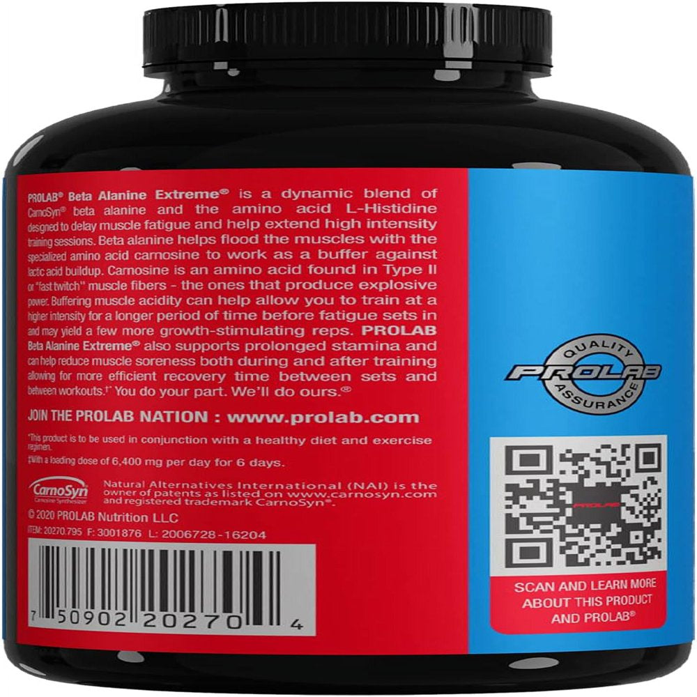 Nutrition Beta Alanine Extreme 240 Caps-Pre-Workout