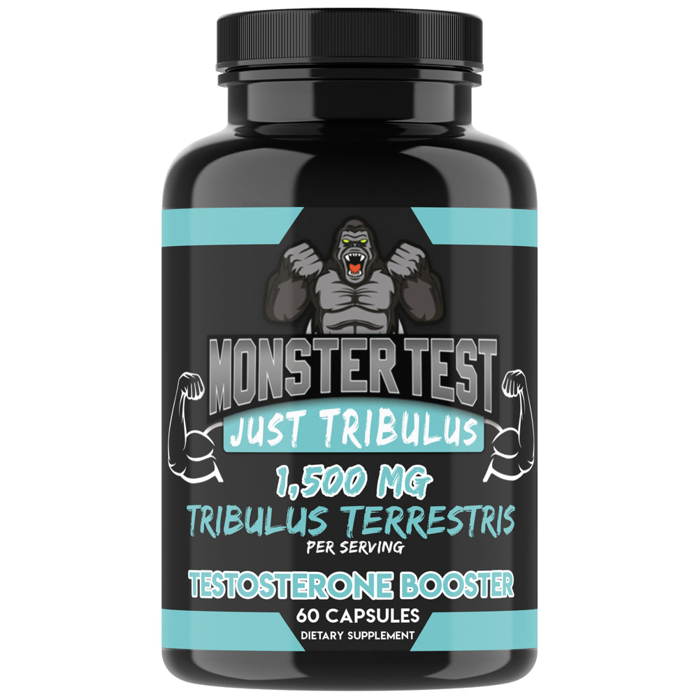 Monster Test Mens Just Tribulus + Monster N.O. Nitric Oxide + Test Booster, 2-Pk