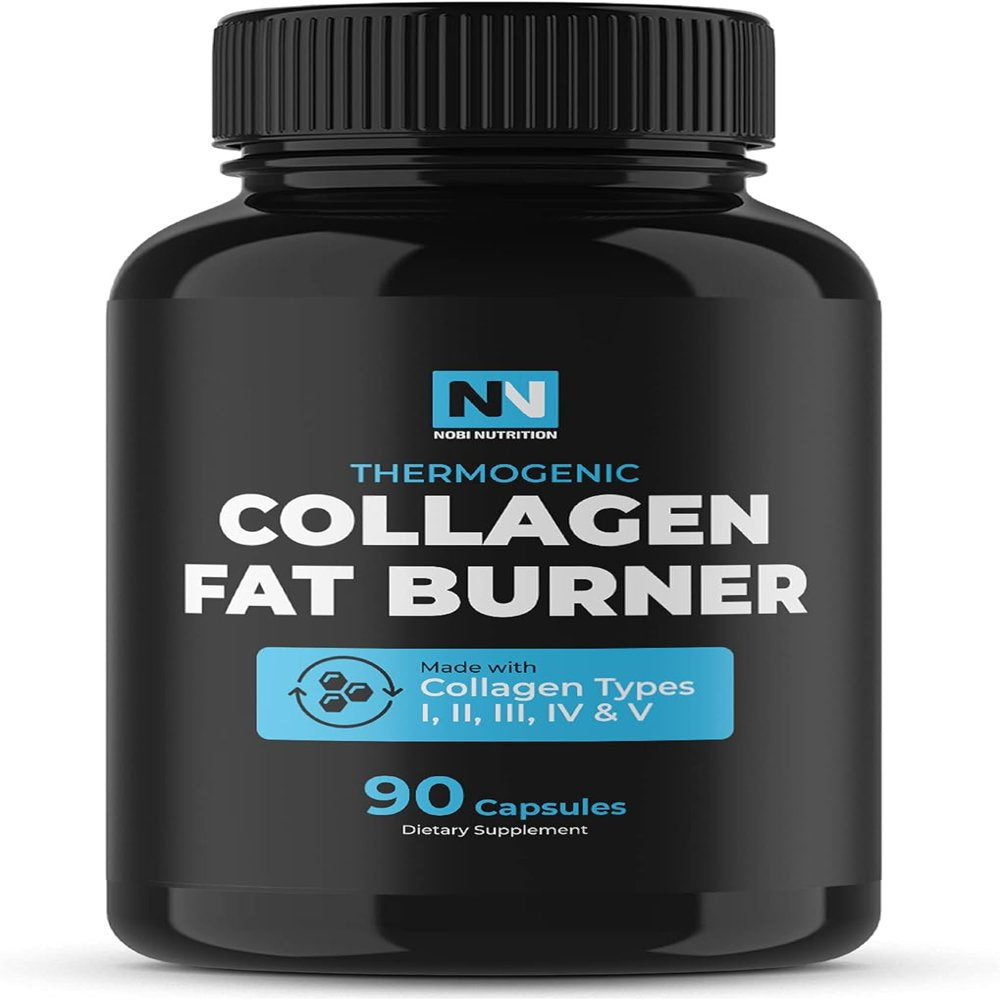 Collagen Thermogenic Appetite Suppressant | Fat Burn Capsules for Weight Loss Support | Weight Loss Pills for Women | 90 Ct