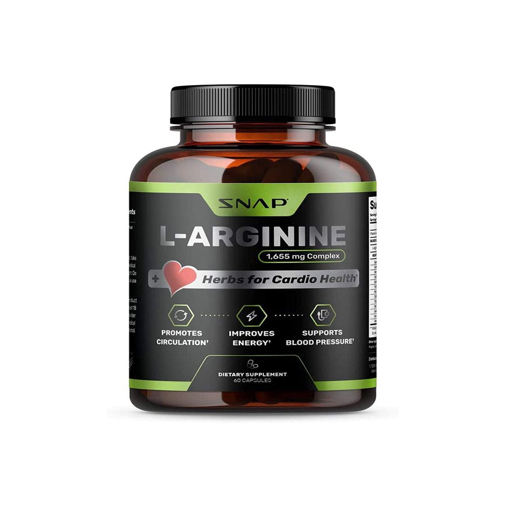 Nitric Oxide Booster + L-Arginine + Nootropic Brain Booster (60+60+60) Capsules