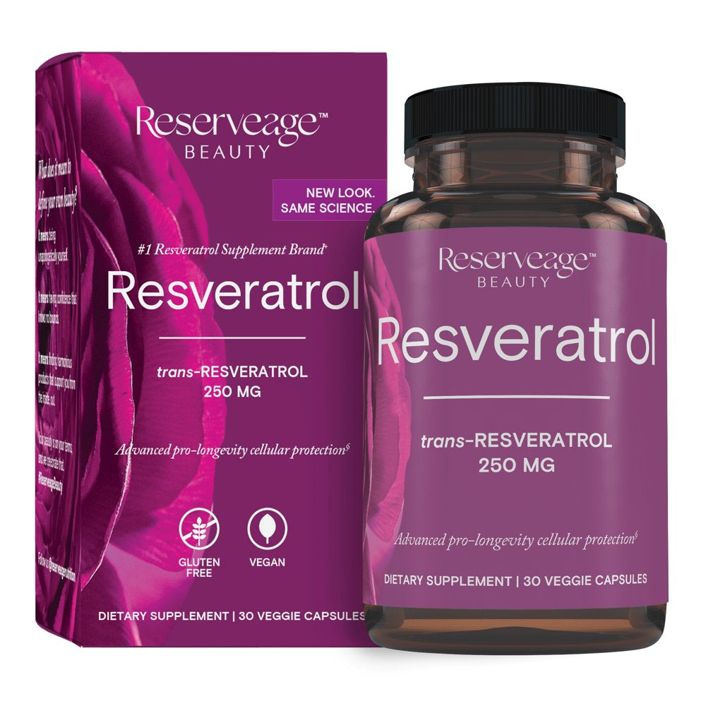 Resveratrol, 250 Mg, 30 Veggie Capsules,