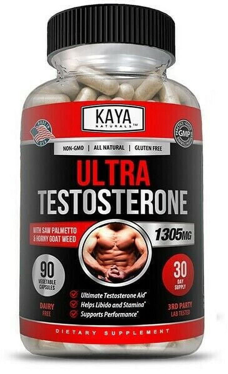 Testosterone Booster Capsules- Increase Energy, Improve Muscle Strength & Growth