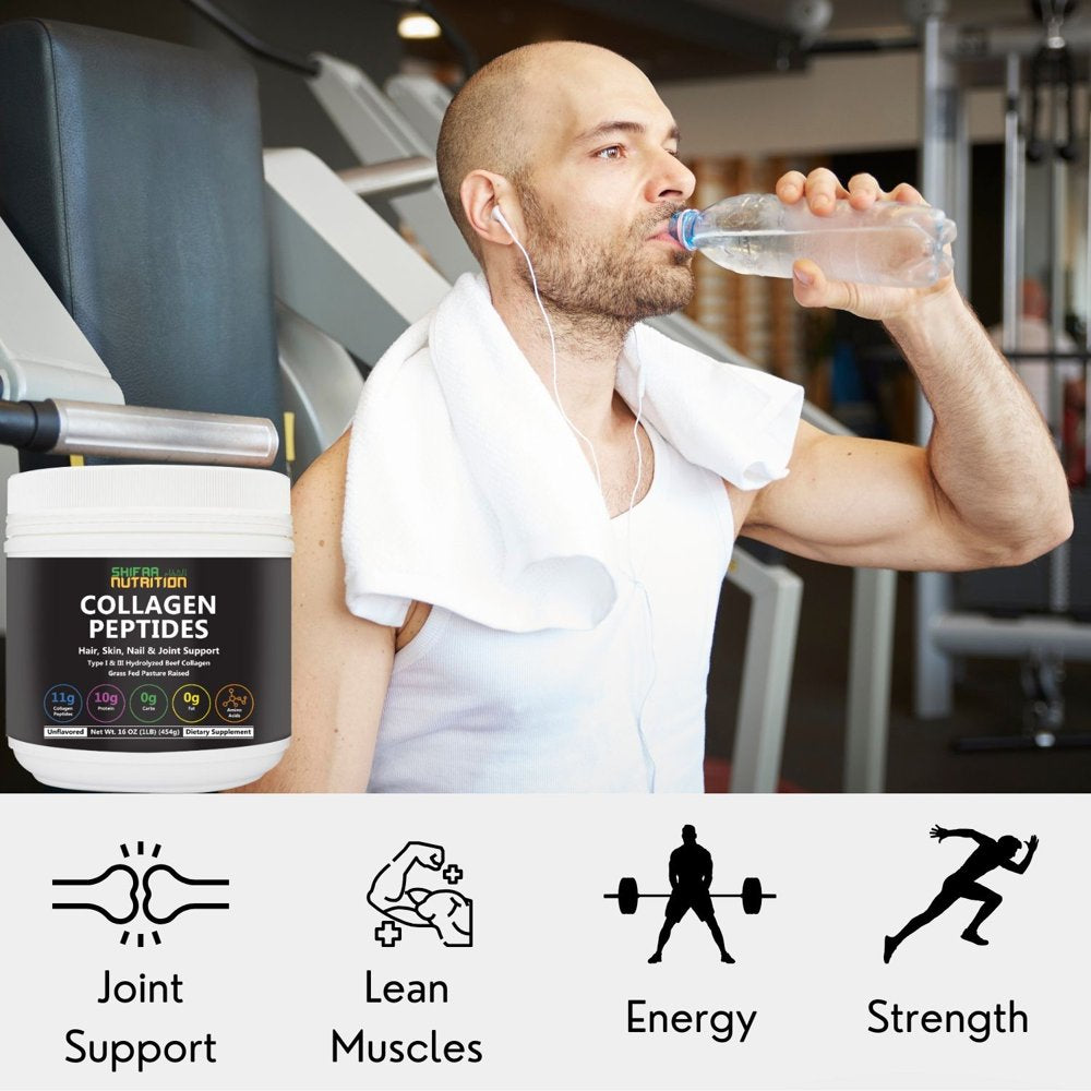 Halal & Grass-Fed Hydrolyzed Collagen Peptides Protein Powder