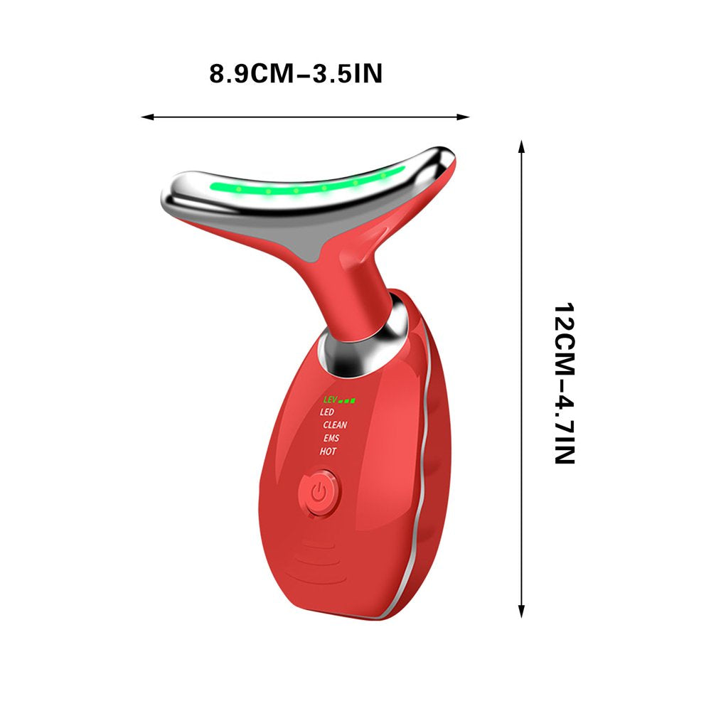 Microcurrent Facial Device, Health Touch Neck Massager, Wavy Chic Beauty Microcurrent Facial Device, Face Massage, Facial Massager, Electric Face Massager, Micro Current Facial Device, Massage Neck