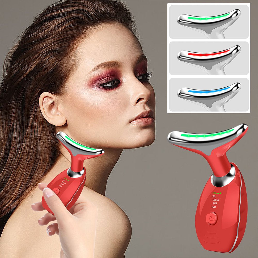 Microcurrent Facial Device, Health Touch Neck Massager, Wavy Chic Beauty Microcurrent Facial Device, Face Massage, Facial Massager, Electric Face Massager, Micro Current Facial Device, Massage Neck